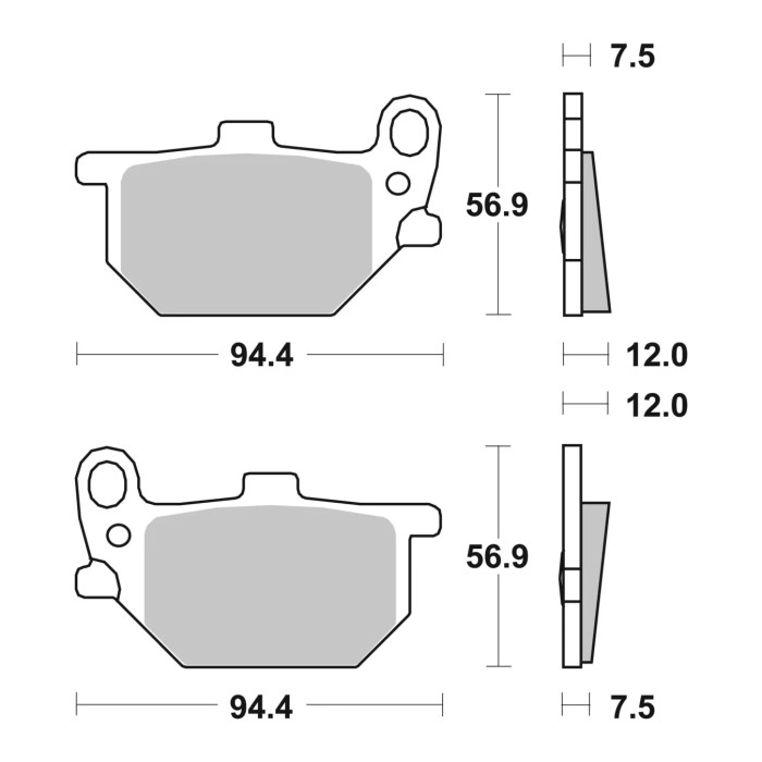 Set Pastiglie Brembo 07ya0713 Carbon Ceramic