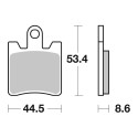 Set Pastiglie Brembo 07ya09cc Carbon Ceramic