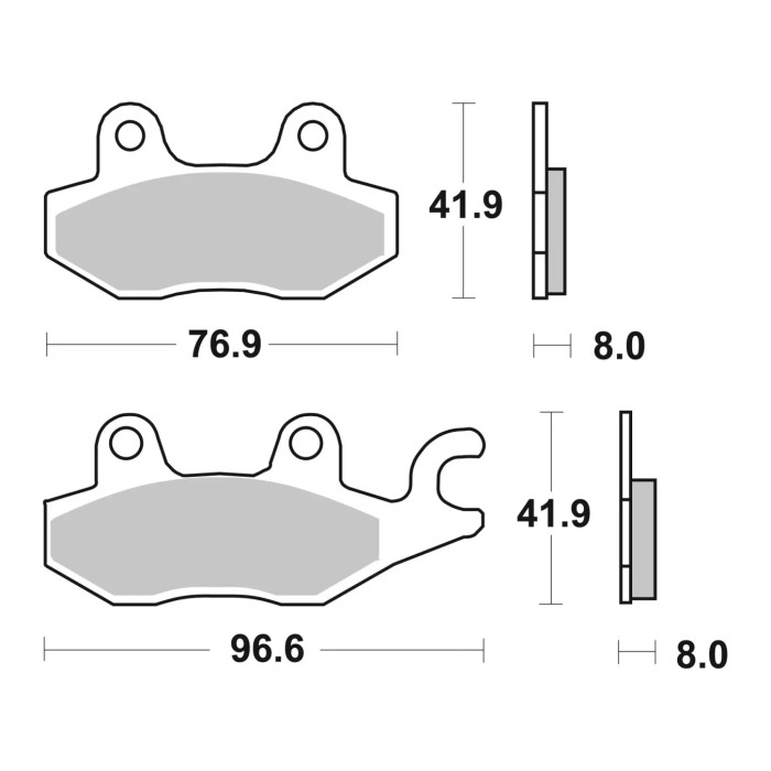 Set Pastiglie Brembo 07ya22sa Sinter Anteriori
