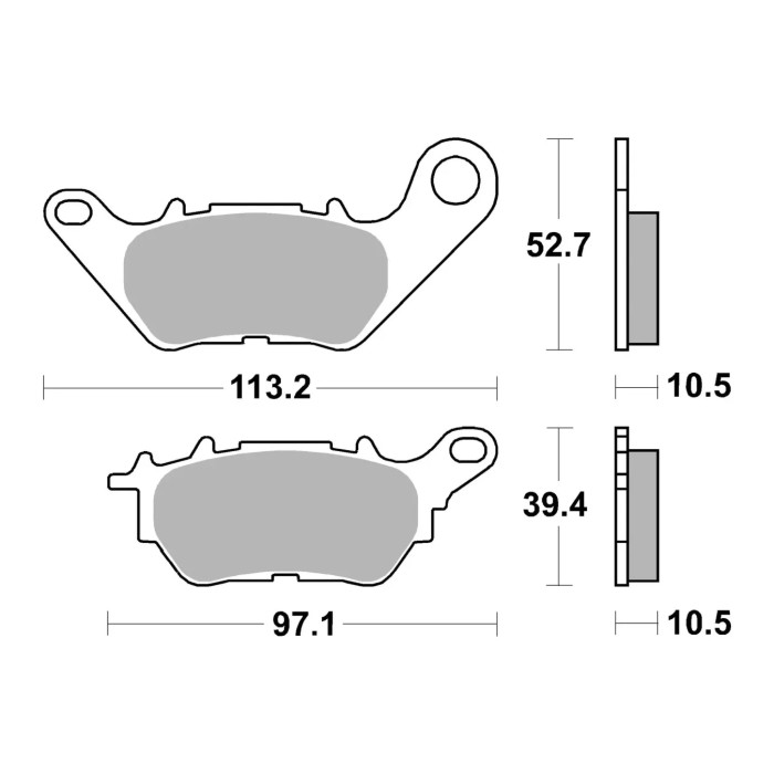Beläge Set Brembo 07ya53cc Carbon Keramik