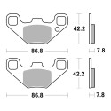 Set Pastiglie Brembo 07po12sd Off Road Sinter