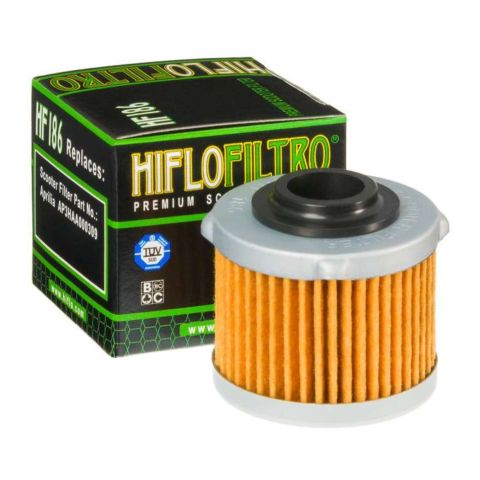 Filtre à huile Hiflo Hf186 Aprilia Scarabeo Light 125/200+Premium Scooter+