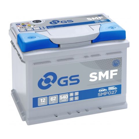 Batteria Auto Gs-yuasa SMF027 62 Ah. 540 A.