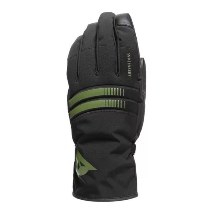 Guanti D-dry Dainese Plaza 3 Black/bronze-green