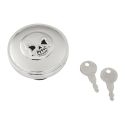 Tappo Benzina Ventilato Con Chiave Per Harley Davidson Skull Chrome