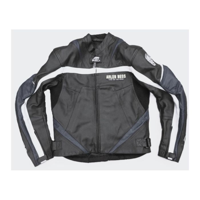 Giacca In Pelle Arlen Ness Lj-3179-an Nero Fant