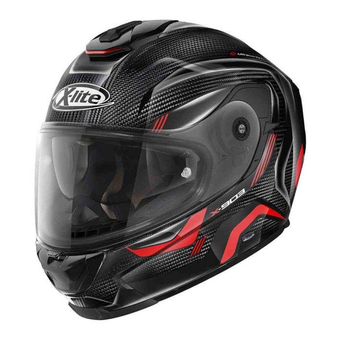 Casco Integrale X-lite X-903 Ultra Elektra N-com Carbon Red
