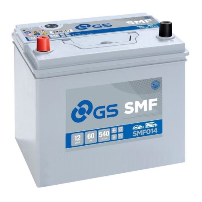 Batteria Auto Gs-yuasa SMF014 60 Ah. 540 A.