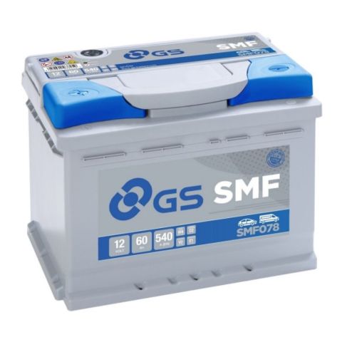 Batteria Auto Gs-yuasa SMF078 60 Ah. 540 A.