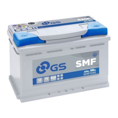 Batteria Auto Gs-yuasa SMF086 75 Ah. 650 A.