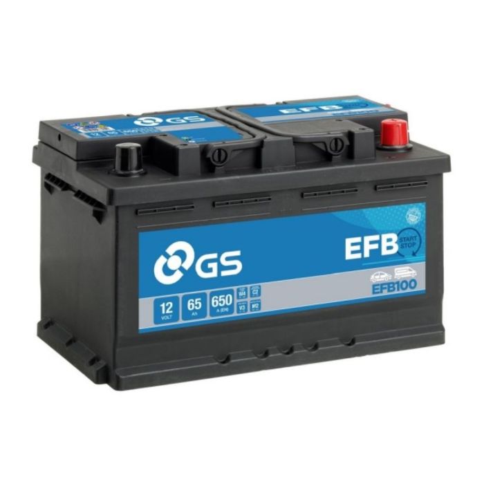 Batteria Auto Start & Stop Gs-yuasa EFB100 65 Ah. 650 A.