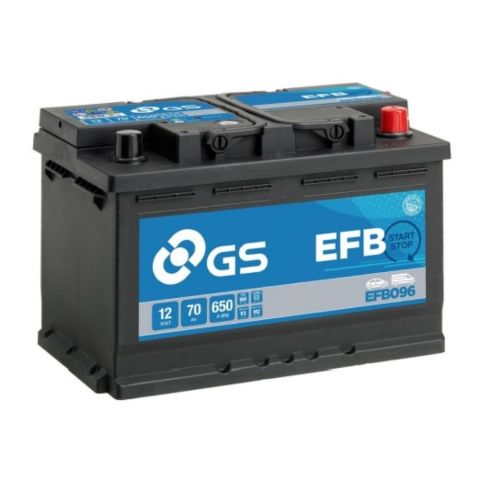 Batteria Auto Start & Stop Gs-yuasa EFB096 75 Ah. 700 A.