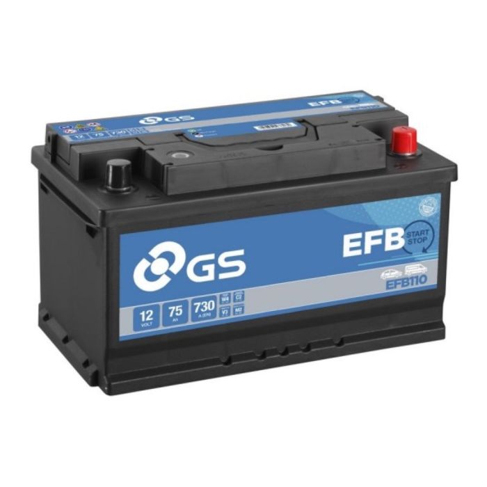 Batteria Auto Start & Stop Gs-yuasa EFB110 75 Ah. 730 A.