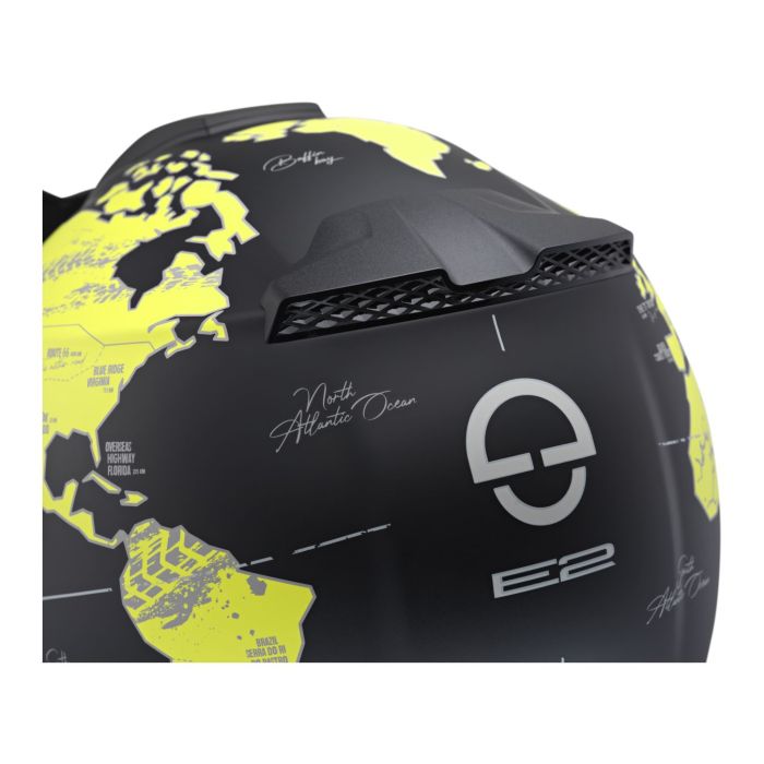 Casco Schuberth E2 Graphic Atlas Giallo