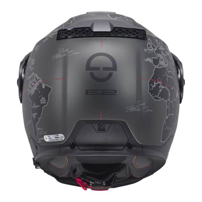 Casco Schuberth E2 Graphic Atlas Antracite