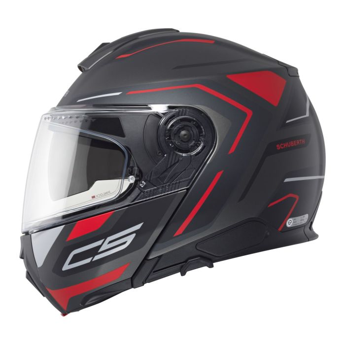 Casco Modulare Schuberth C5 Graphic Omega Antracite