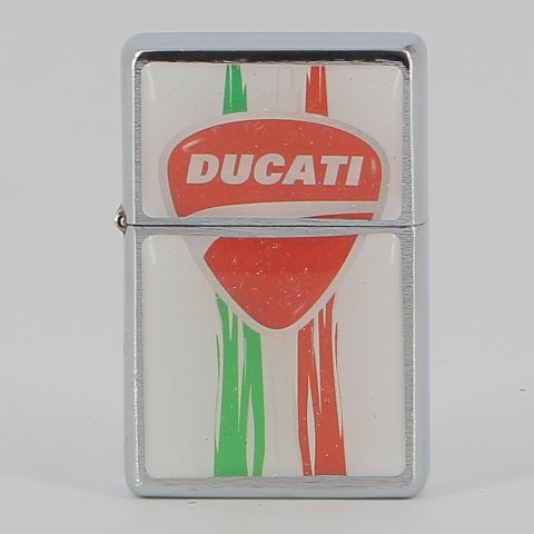 Encendedor de metal Ducati blanco