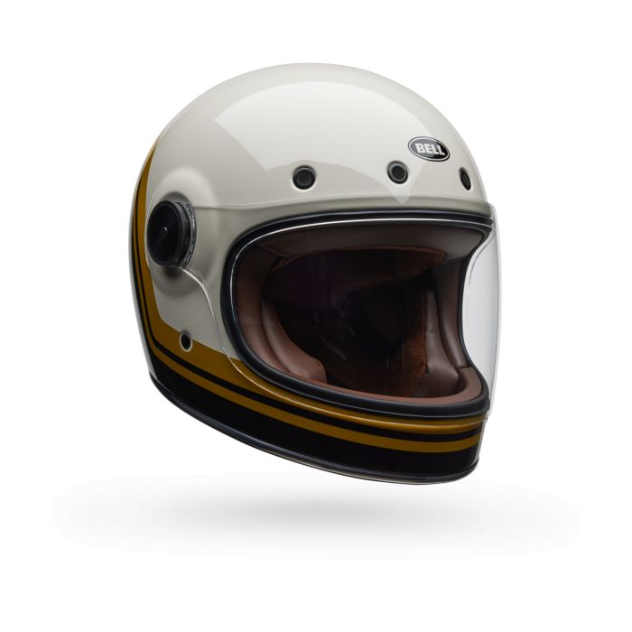 Casco Bell Bullitt Gt Wander Vintage Bianco Nero