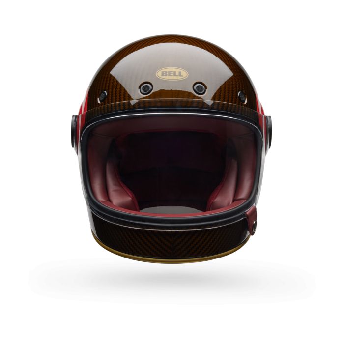 Casco Bell Bullitt Gt Carbon 2026 Tt Rosso Gold