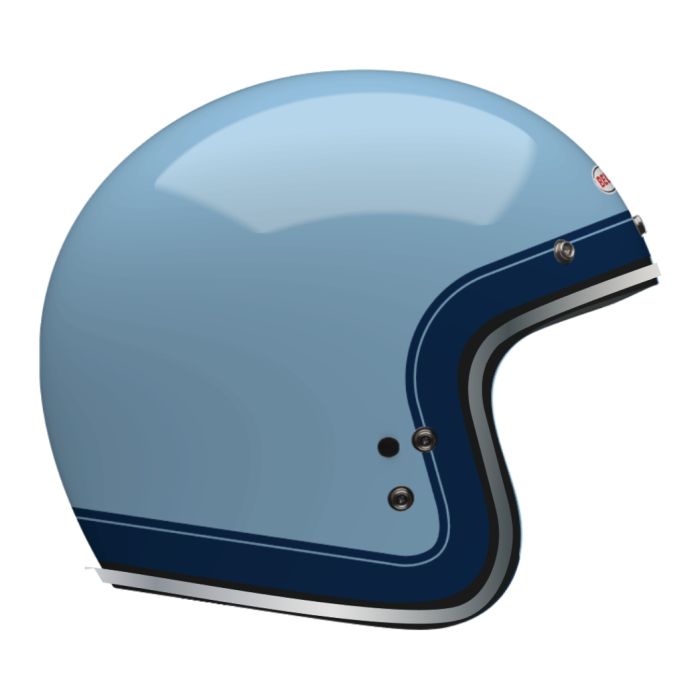 Casco Bell Custom 500 2026 Crate Ice Blu
