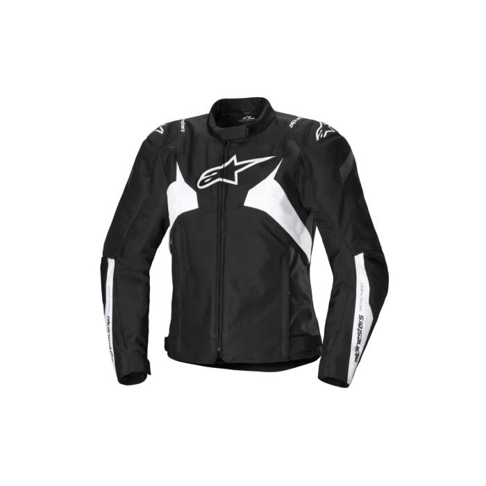 Giacca Moto Donna Alpinestars Stella T-jaws V4 Wp Jacket Black White