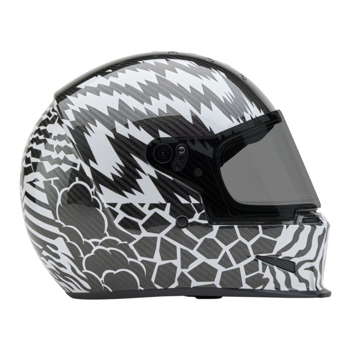 Casco Bell Eliminator Carbon 2026 Deathspray Nero Bianco