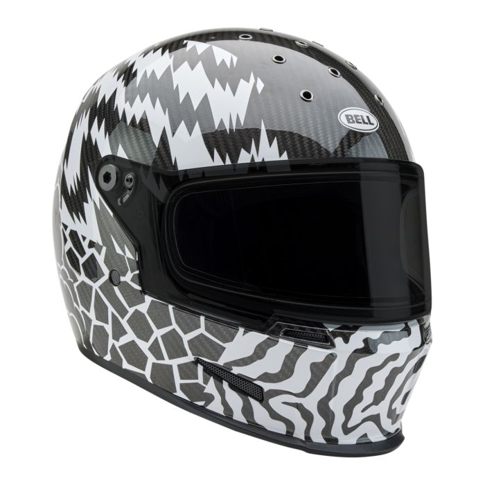 Casco Bell Eliminator Carbon 2026 Deathspray Nero Bianco