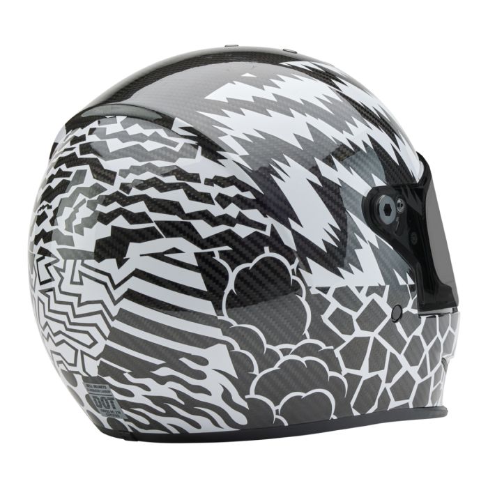 Casco Bell Eliminator Carbon 2026 Deathspray Nero Bianco