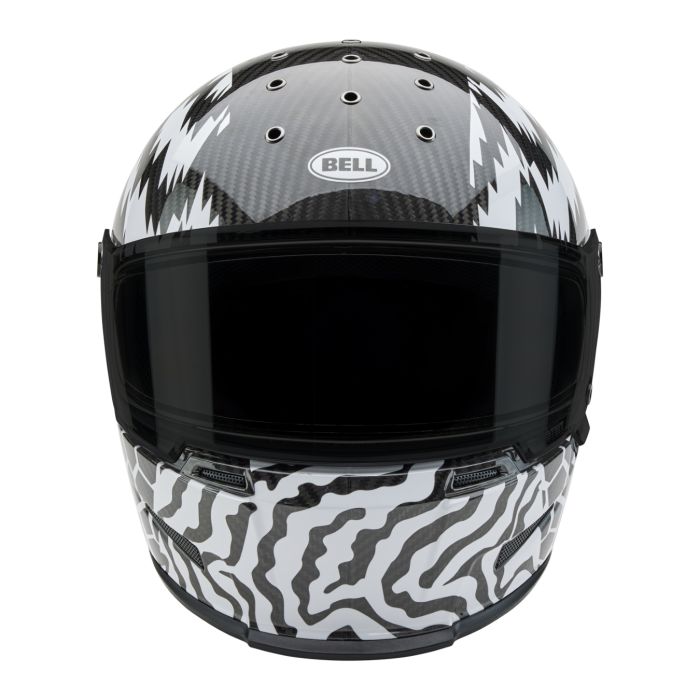 Casco Bell Eliminator Carbon 2026 Deathspray Nero Bianco
