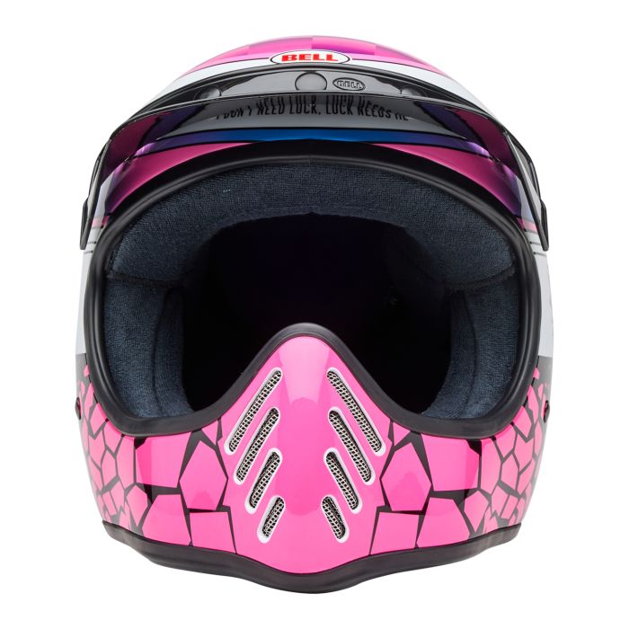 Casco Bell Moto-3 Deathspray Rosa Viola