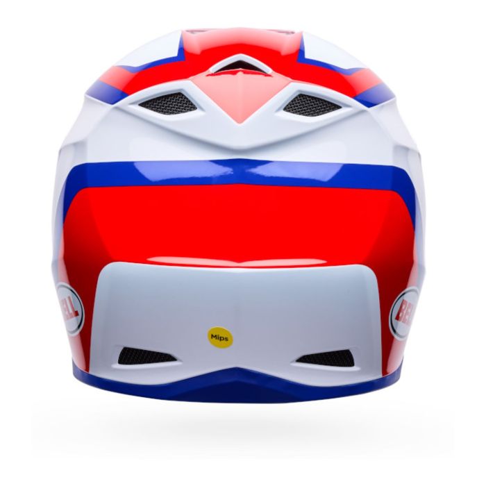Casco Bell Mx-10 Mips 2026 Dyno Rosso Bianco