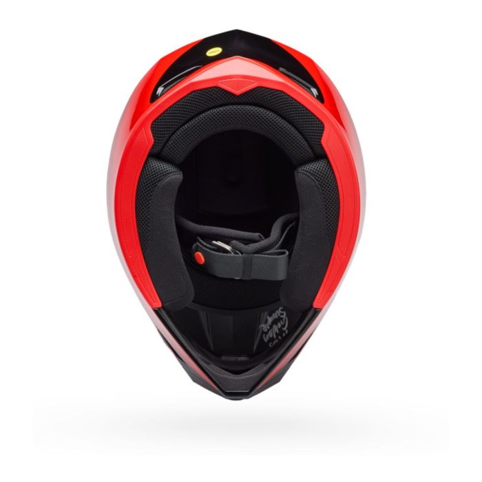 Casco Bell Mx-10 Mips 2026 Wave Rosso Nero