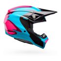 Casco Bell Moto-10 Spherical 2026 Fluid Verde Rosa