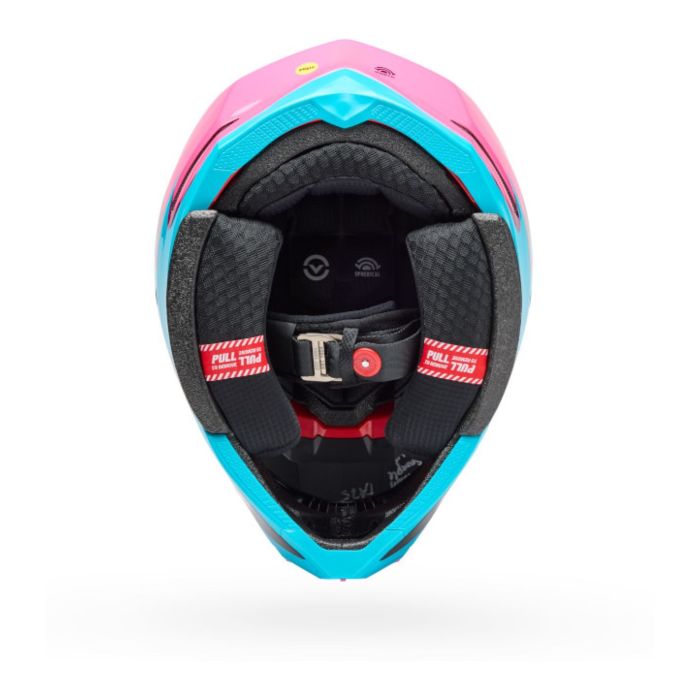 Casco Bell Moto-10 Spherical 2026 Fluid Verde Rosa