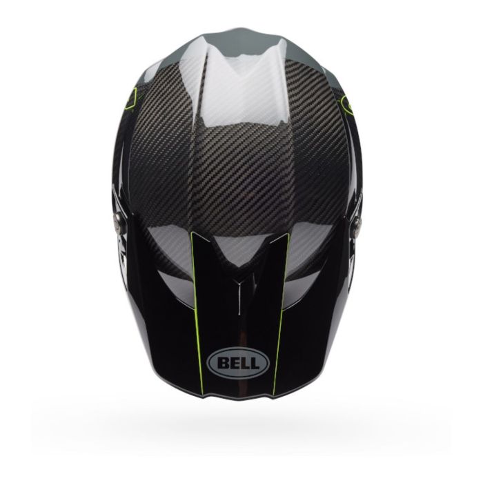 Casco Bell Moto-10 Spherical 2026 Strike Giallo Grigio