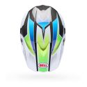 Casco Bell Moto-10 Spherical 2026 Grid Bianco Blu