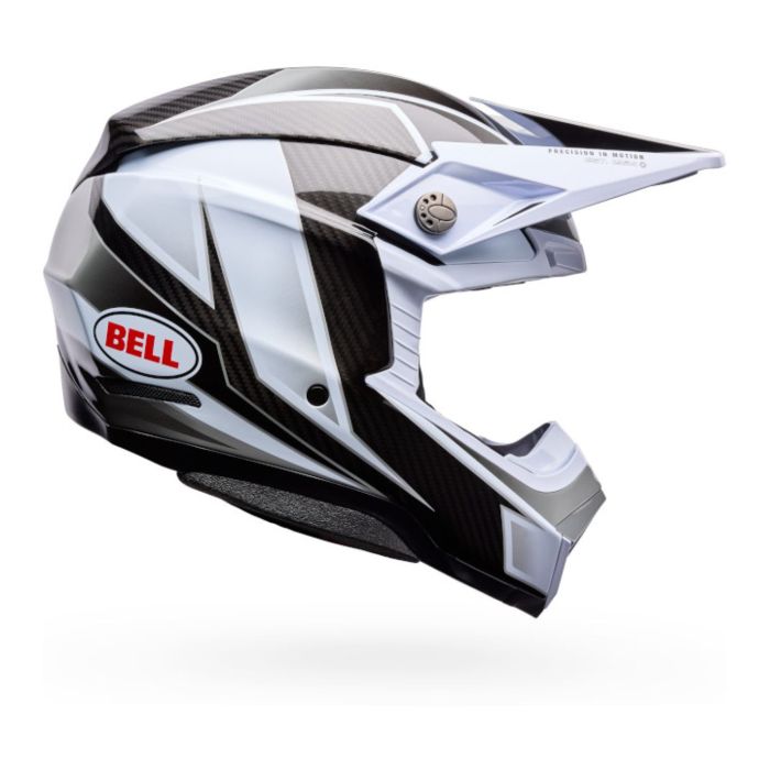 Casco Bell Moto-10 Spherical 2026 Grid Bianco Nero