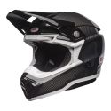 Casco Bell Moto-10 Spherical Nero Bianco Lucido