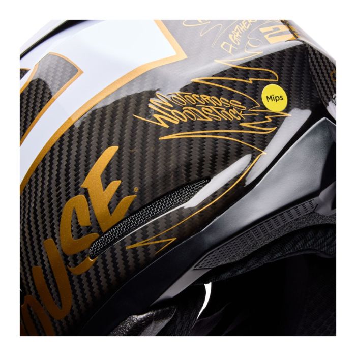 Casco Bell Moto-10 Spherical 2026 Fasthouse Ditd 25 Nero Oro
