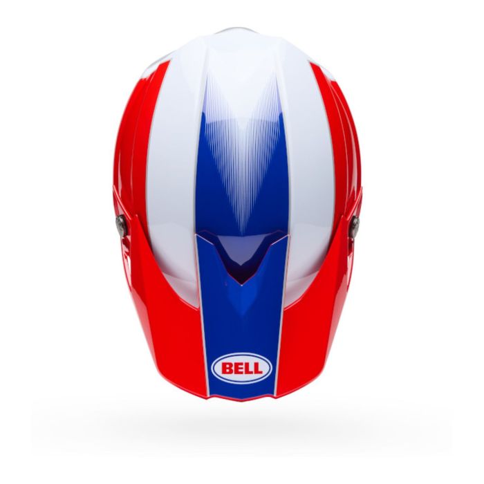 Casco Bell Moto-10 Mips 2026 Falcon Rosso Bianco