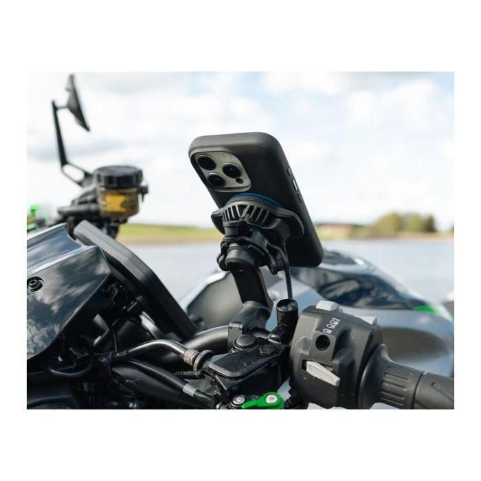 Testa Caricabatteria Quad Lock Wireless Impermeabile Usb