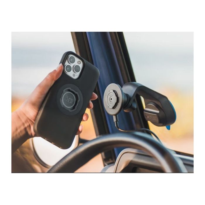 Testa Caricabatterie Quad Lock Wireless Auto O Scrivania