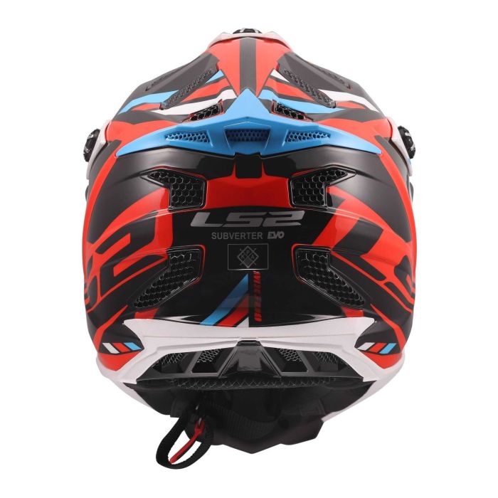 Casco Ls2 Mx700 Subverter Stomp 06 White Blue Red