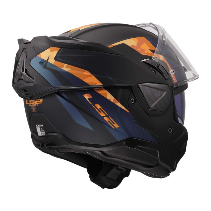 Casco Modulare Ls2 Ff910 Advant II Glide Black Orange