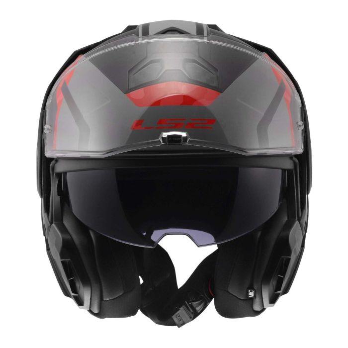 Casco Modulare Ls2 Ff910 Advant II Glide Black Orange