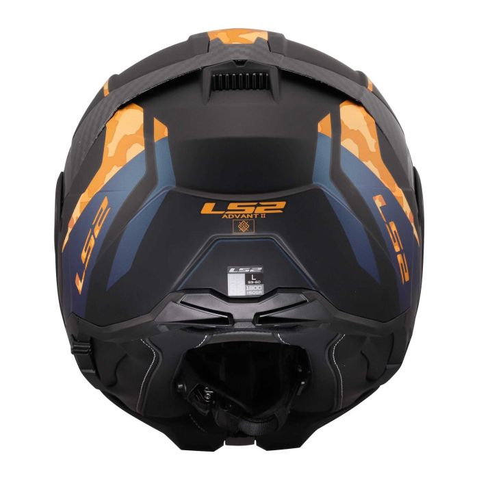 Casco Modulare Ls2 Ff910 Advant II Glide Black Orange