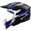 Casco Cross Ls2 Mx703 X-force Phantom 06 Blue White
