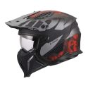 Casco Jet Ls2 Of606 Drifter Gas 06 Grey Red