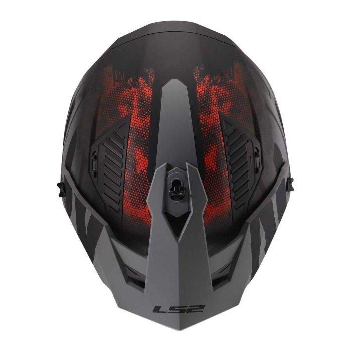 Casco Jet Ls2 Of606 Drifter Gas 06 Grey Red