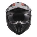 Casco Jet Ls2 Of606 Drifter Gas 06 Grey Red